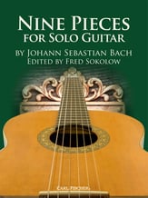 Nine Pieces for Solo Guitar Guitar and Fretted sheet music cover